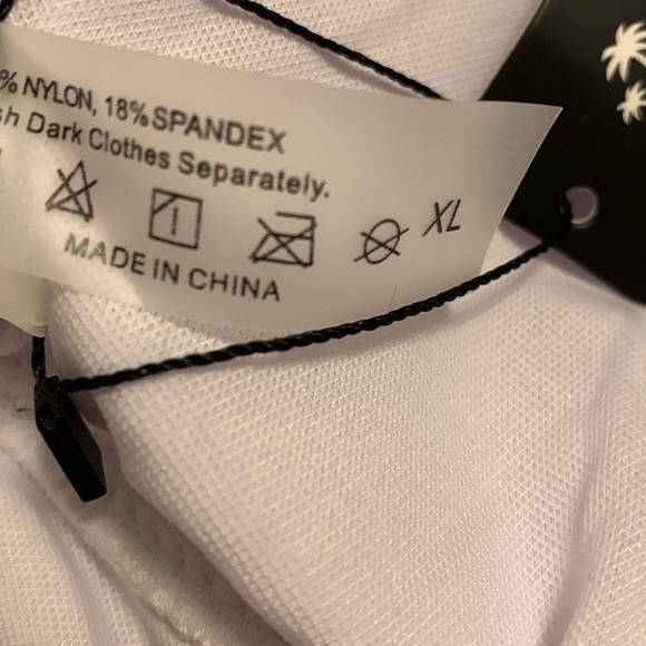 NEW White swimsuit size XL wide straps.Straps cross in back. Open weave on front - Picture 6 of 6